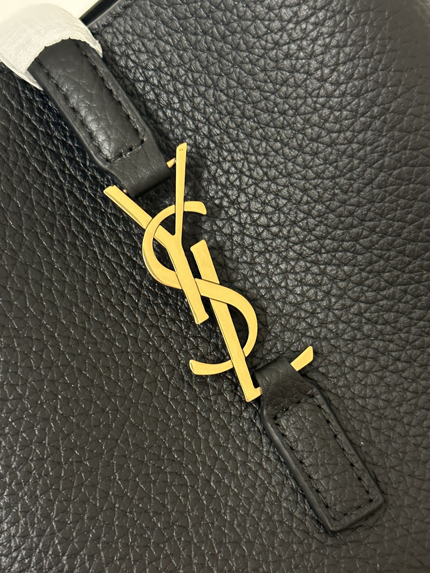 le 5a7 baby 15cm black grained leather