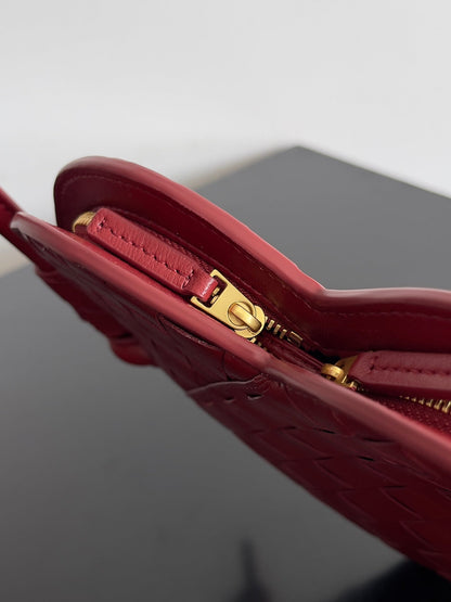 BV Small Solstice Bag 22cn Red Calfskin 209088