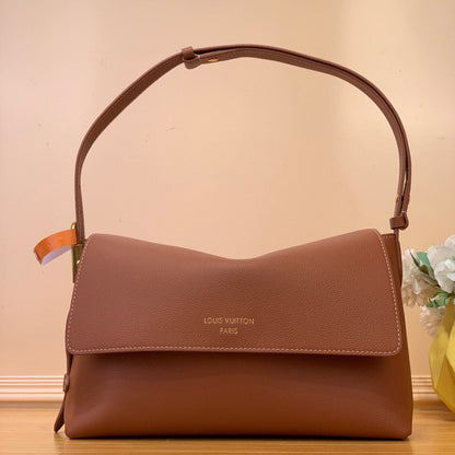 LV Low Key Messenger Cognac Calf Leather 205007