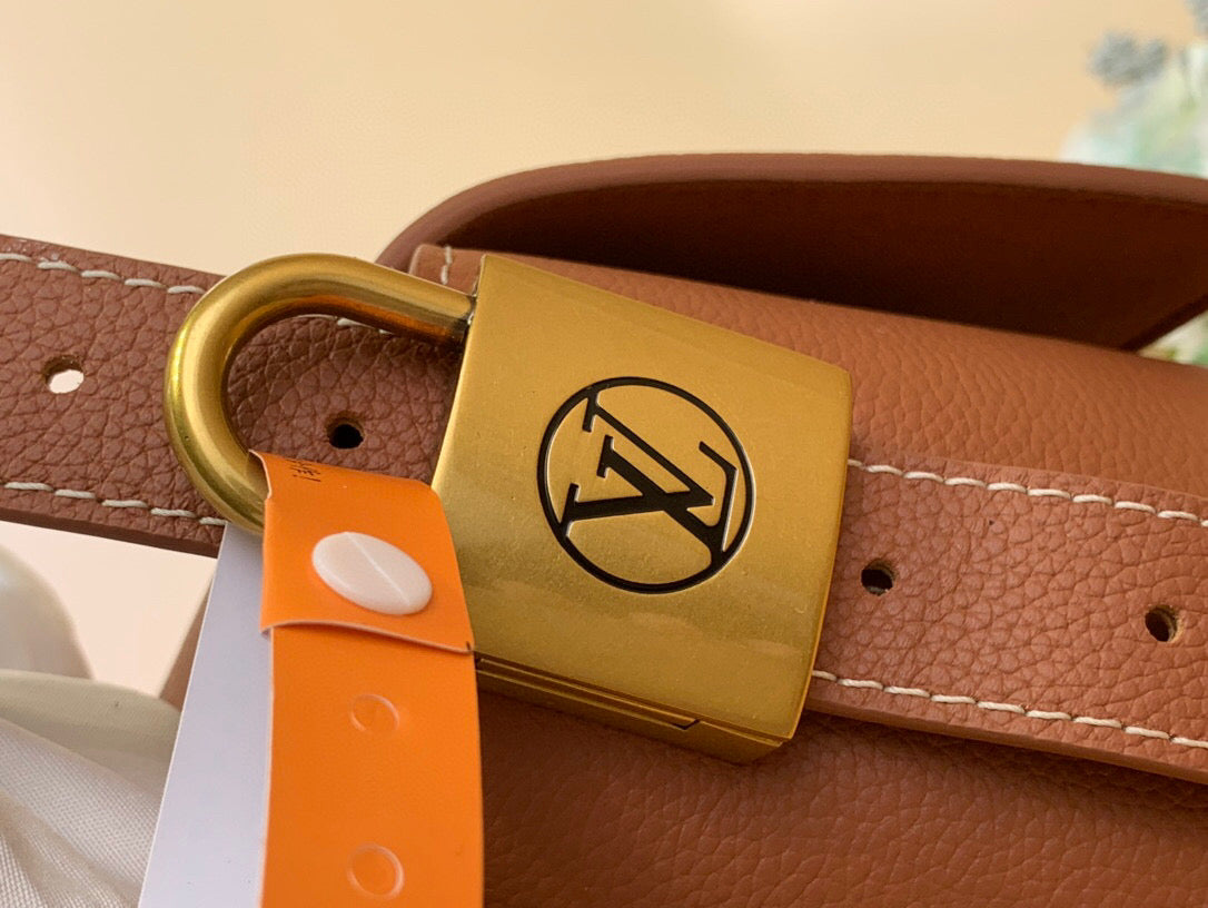 LV Low Key Messenger Cognac Calf Leather 205007