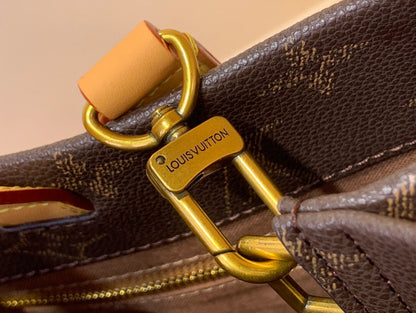 LV Shopper Tote MM 40cm Brown Monogram Calfskin 205583