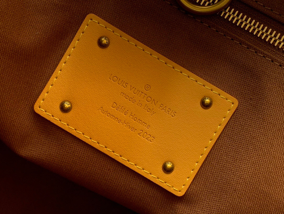 LV Shopper Tote MM 40cm Brown Monogram Calfskin 205583