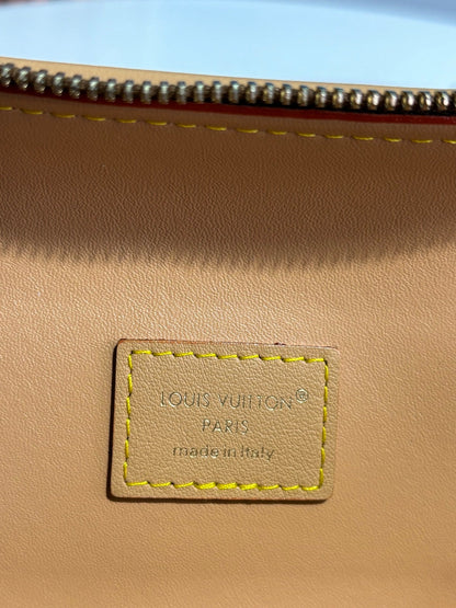 LV SS25 Bone Wearable Wallet 24cm Monogram coated canvas