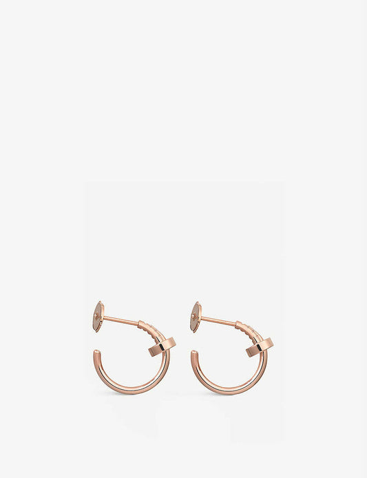 DIANA JUSTE EARRINGS PINK GOLD