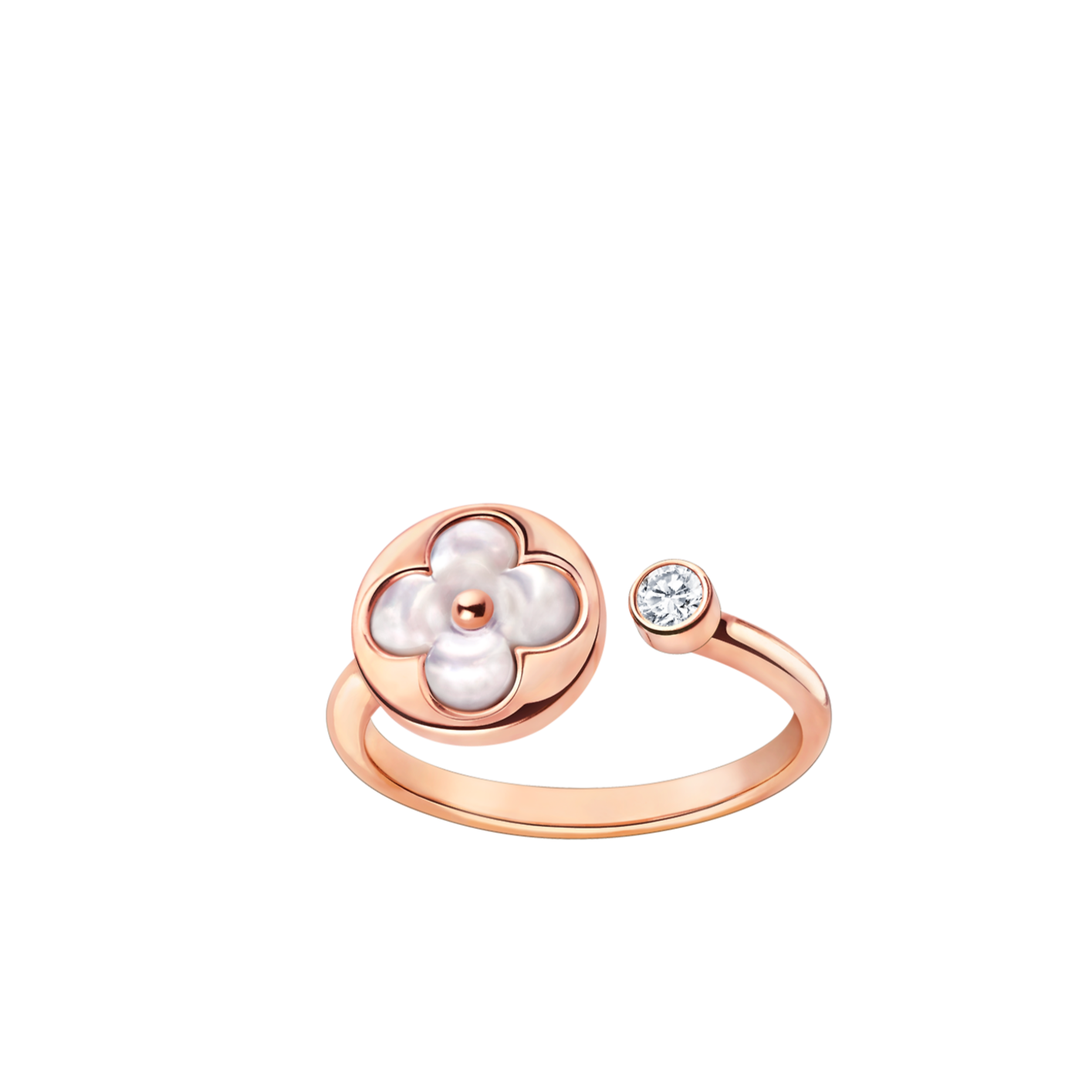 DIANA SUN 1 DIAMOND PINK MOP RING