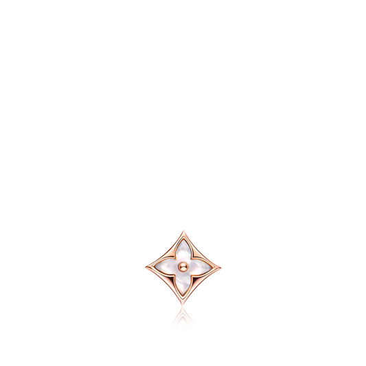 DIANA STAR MOP PINK GOLD EARRINGS