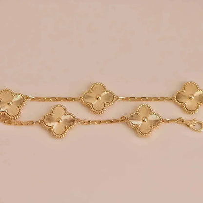 DIANA CLOVER 5 FLOWERS LASER BRACELET