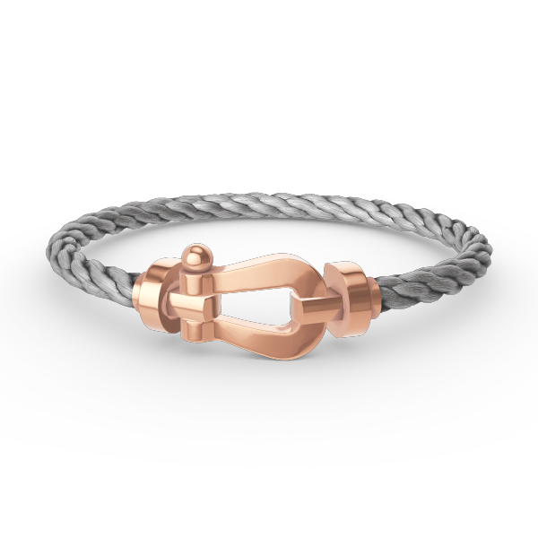 DIANA FORCE LARGE HORSESHOE NO DIAMOND BRACELET ROSE GOLD