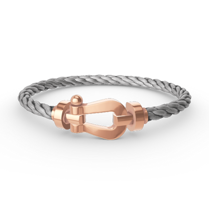DIANA FORCE LARGE HORSESHOE NO DIAMOND BRACELET ROSE GOLD