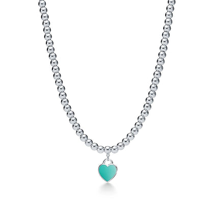 RETURN TO TIF SILVER BEAD NECKLACE
