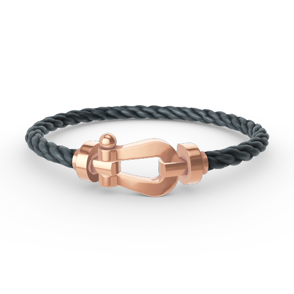 DIANA FORCE LARGE HORSESHOE NO DIAMOND BRACELET ROSE GOLD