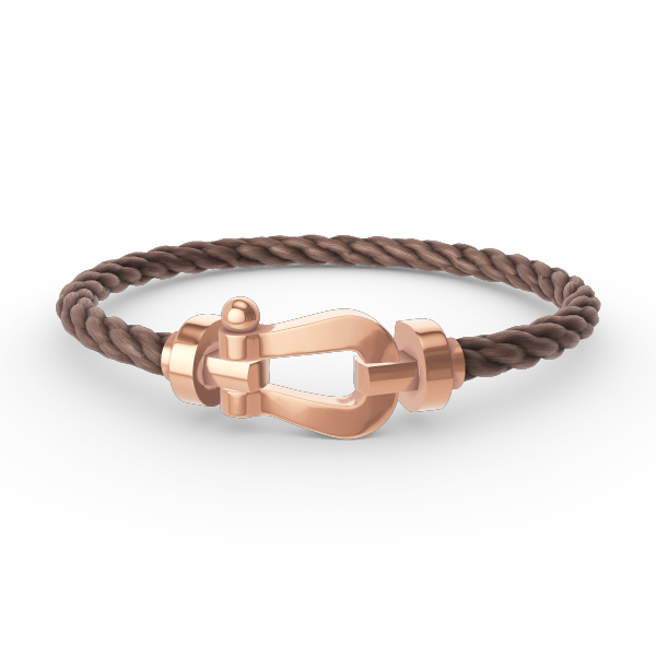 DIANA FORCE LARGE HORSESHOE NO DIAMOND BRACELET ROSE GOLD