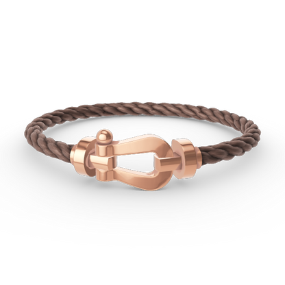 DIANA FORCE LARGE HORSESHOE NO DIAMOND BRACELET ROSE GOLD