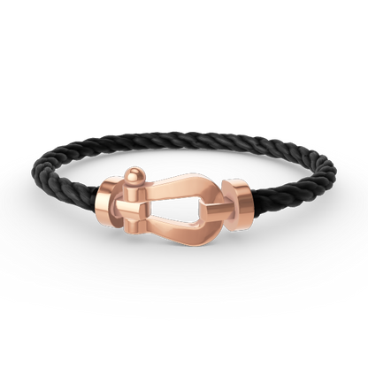 DIANA FORCE LARGE HORSESHOE NO DIAMOND BRACELET ROSE GOLD
