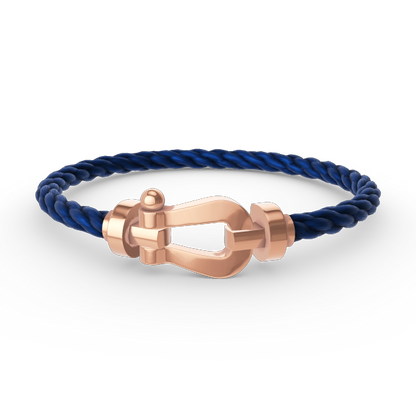 DIANA FORCE LARGE HORSESHOE NO DIAMOND BRACELET ROSE GOLD