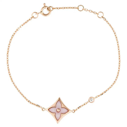DIANA STAR 1 DIAMOND PINK GOLD BRACELET