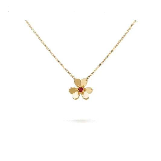 DIANA FRIVOLE GOLD FLOWER NECKLACE