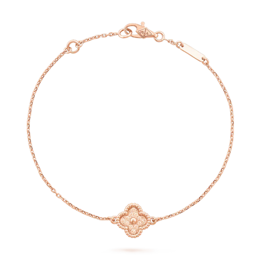 DIANA CLOVER SINGLE FLOWER BRACELET