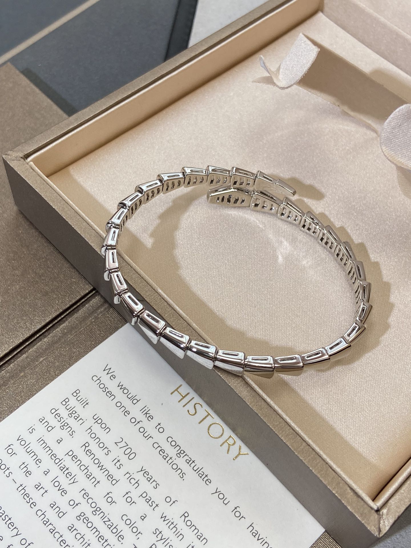 DIANA SERPENTI VIPER SILVER BRACELET