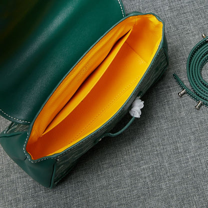 SAIGON SOUPLE MINI BAG GREEN CANVAS