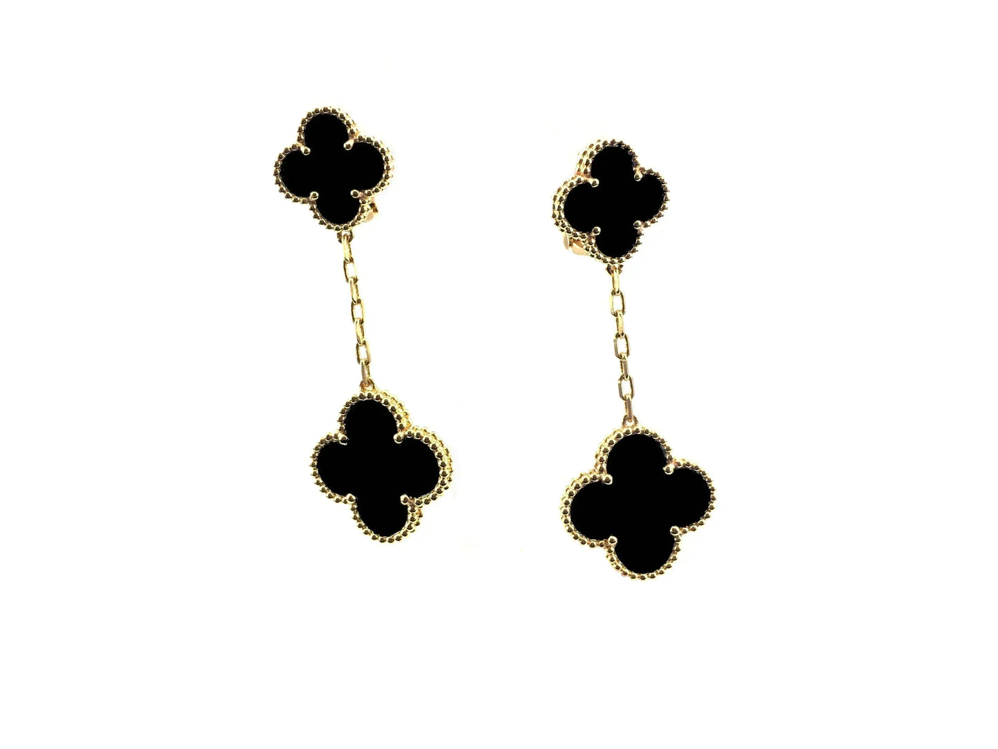 DIANA CLOVER 2 MOTIFS  EARRINGS (MULTIPLE CHOICESC