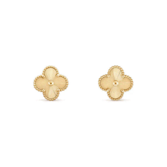 DIANA CLOVER MEDIUM 1 MOTIFS LASER EARRINGS