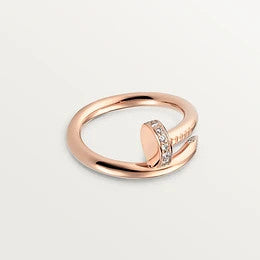DIANA JUSTE RING 2.65MM PINK GOLD DIAMOND