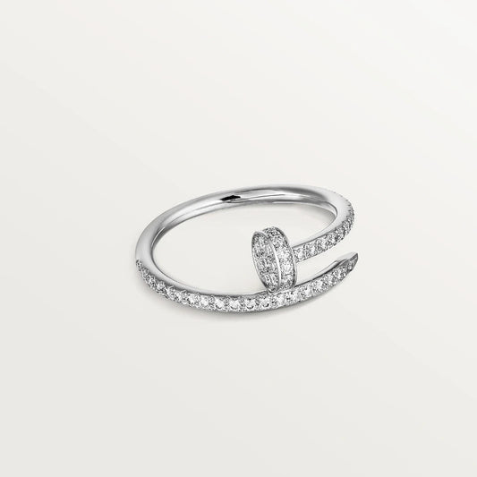 DIANA JUSTE RING 1.8MM SILVER DIAMONDS