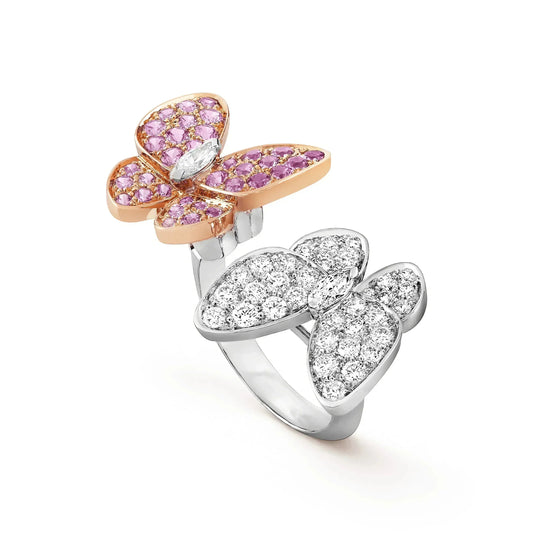 DIANA TWIN BUTTERFLY DIAMOND RING